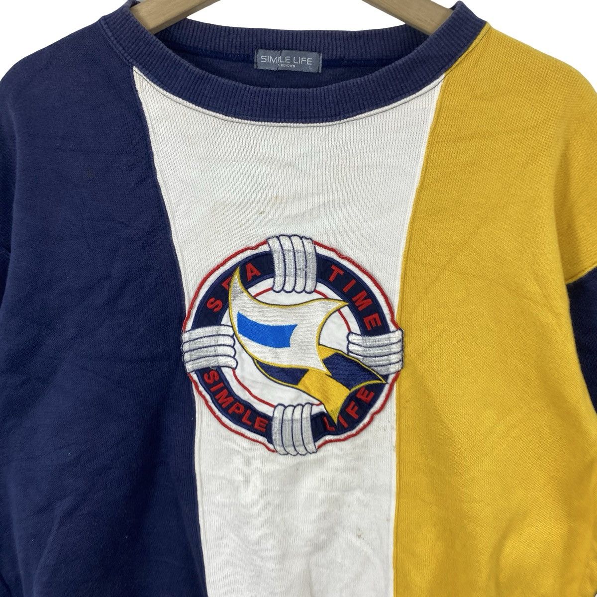 Vintage Vintage SIMPLE LIFE Sweatshirt LEmbroidered Logo Crewneck Size US L / EU 52-54 / 3 - 6 Thumbnail