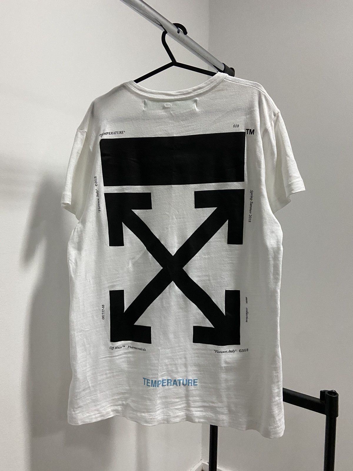 Off-White × Vintage Off white Mona Lisa big print t shirt 2018 Size US M / EU 48-50 / 2 - 2 Thumbnail