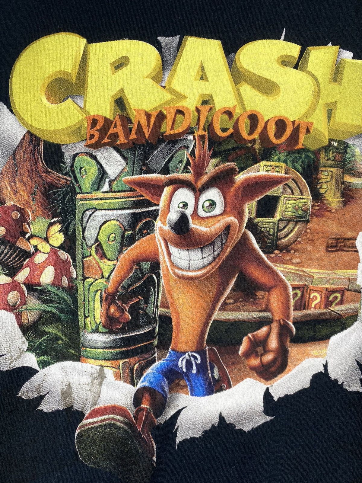 Playstation × Vintage Vintage Crash Bandicoot Video Game Tee T Shirt Size US L / EU 52-54 / 3 - 6 Thumbnail