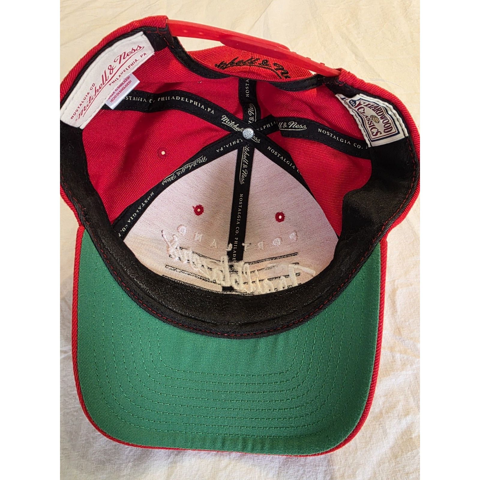 Mitchell & Ness Portland Trail Blazers Snap Back Red Mitchell Ness Hat Size ONE SIZE - 2 Thumbnail