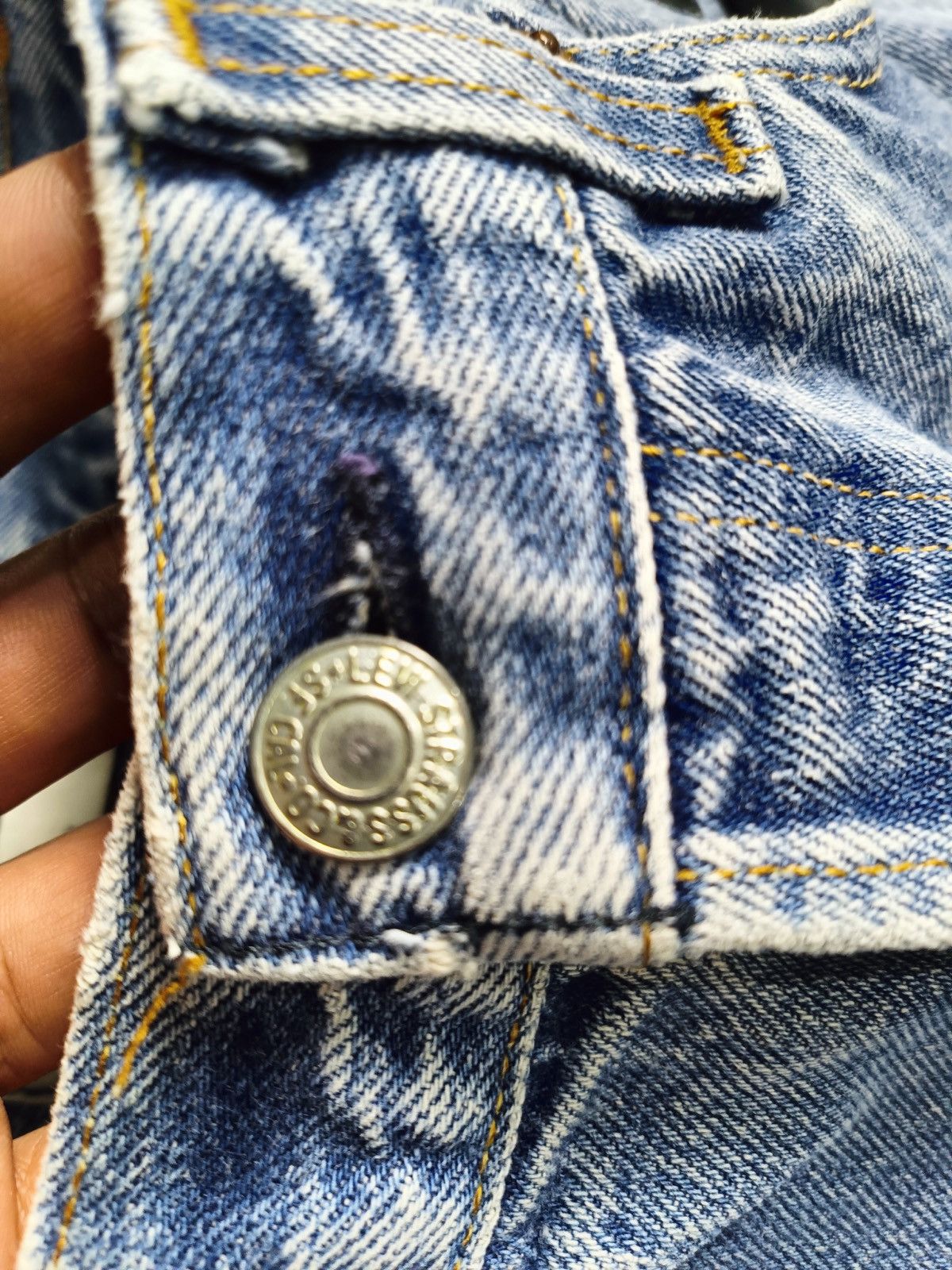 Japanese Brand × Jean × Vintage SUPERLOVERS jeans skull print Size US 32 / EU 48 - 5 Thumbnail