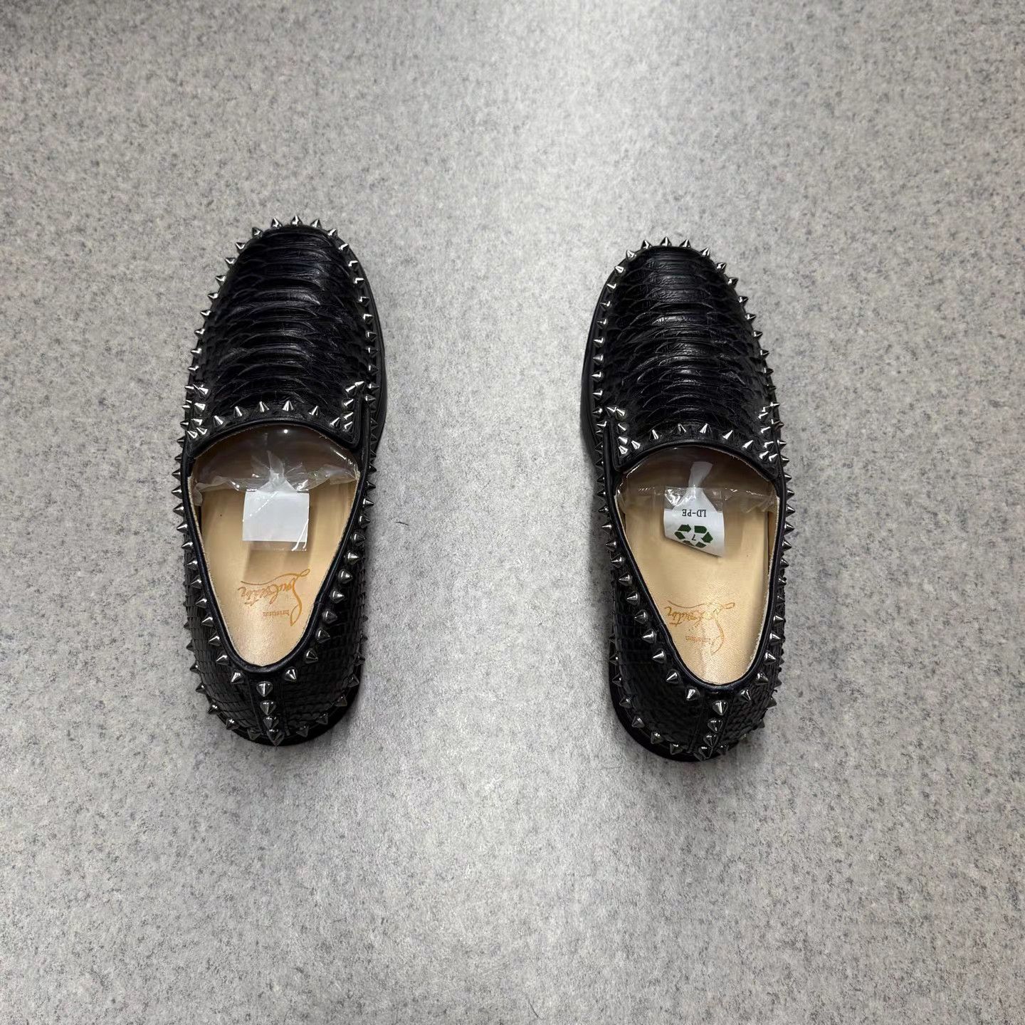 Christian Louboutin Christian Louboutin Python Leather Slip-On K15 Size US 6 / EU 39 - 8 Thumbnail