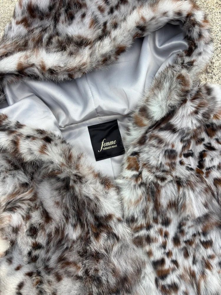 Tornado Mart Japanese brand Tornado Mart Faux Fur Cropped Vest Size XS / US 0-2 / IT 36-38 - 3 Thumbnail