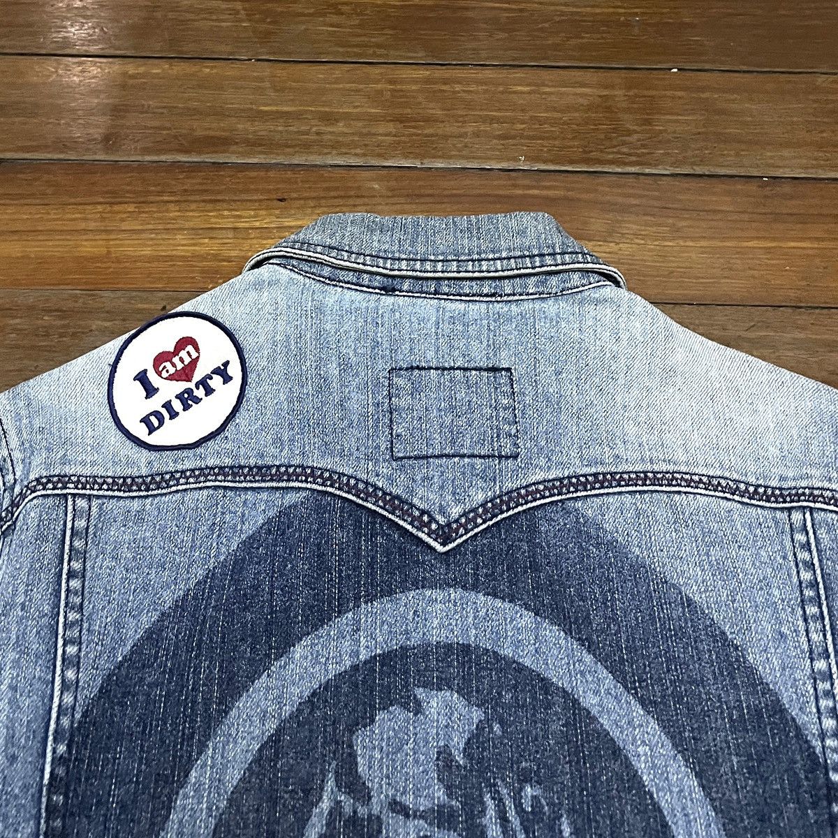 Hysteric Glamour × Japanese Brand × Vintage Very Rare Vintage Brand Hysteric Glamour Denim Jacket 1990s Size US M / EU 48-50 / 2 - 4 Thumbnail