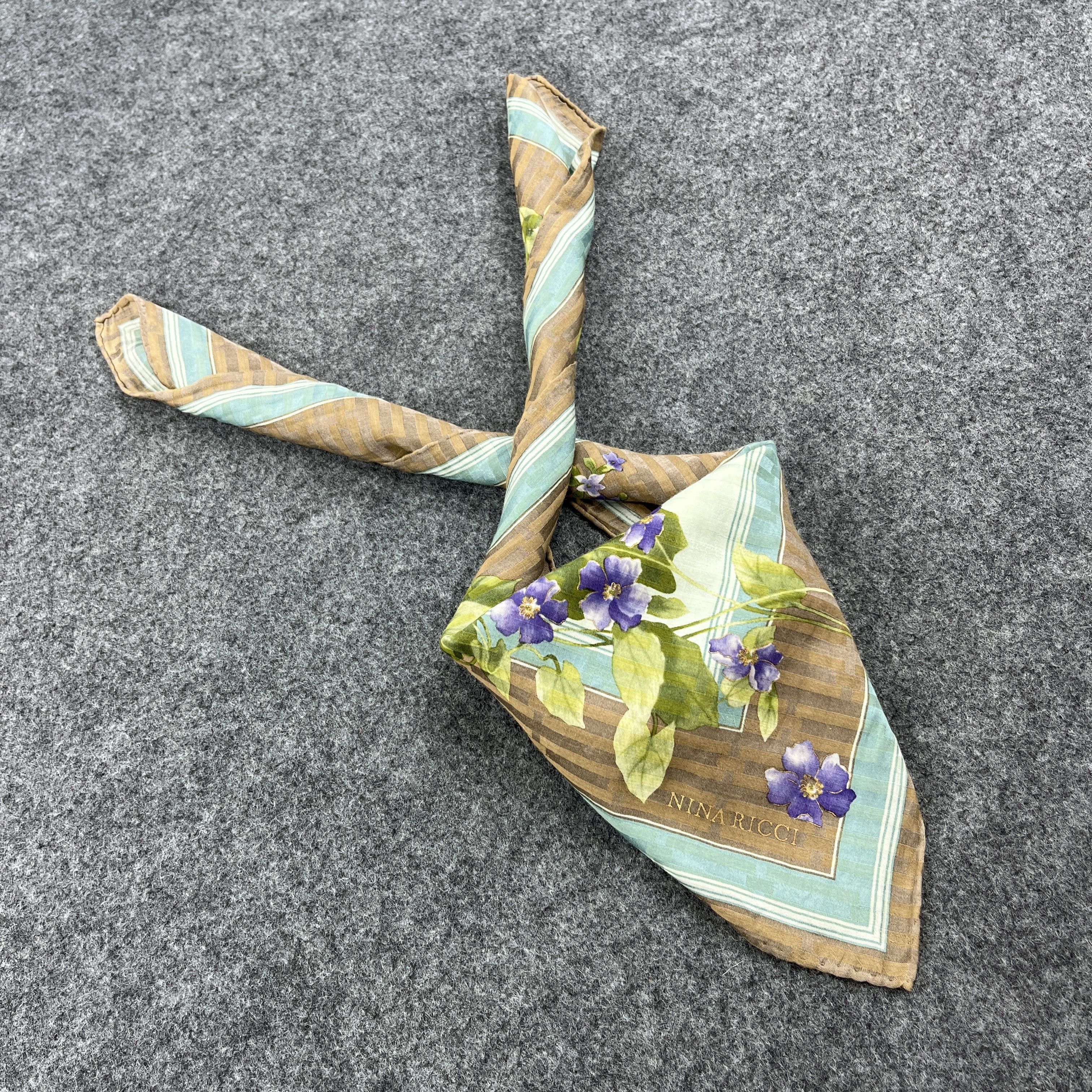 Nina Ricci Nina Ricci Handkerchief / Bandana / Neckerchief B724 Size ONE SIZE - 1 Thumbnail
