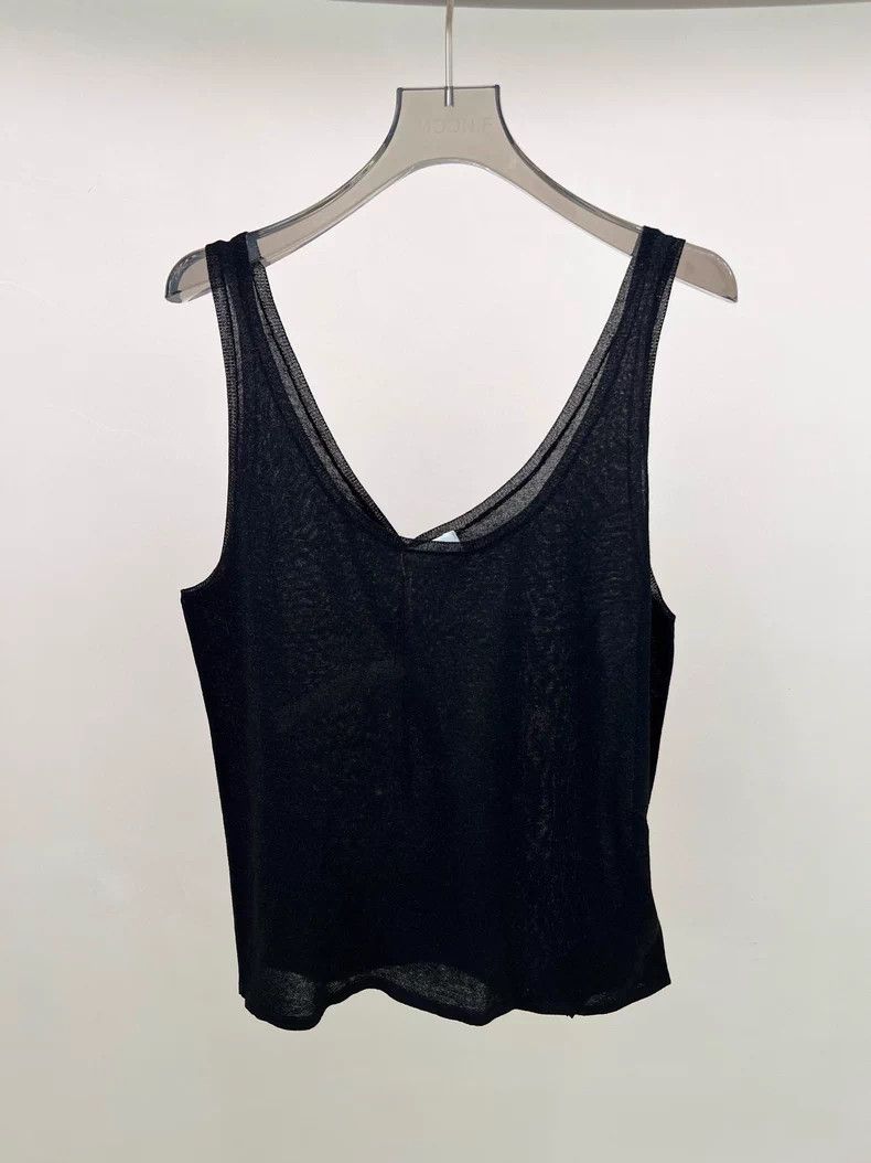 Saint Laurent Paris Saint Laurent Paris Black knit vest Size M / US 6-8 / IT 42-44 - 1 Thumbnail