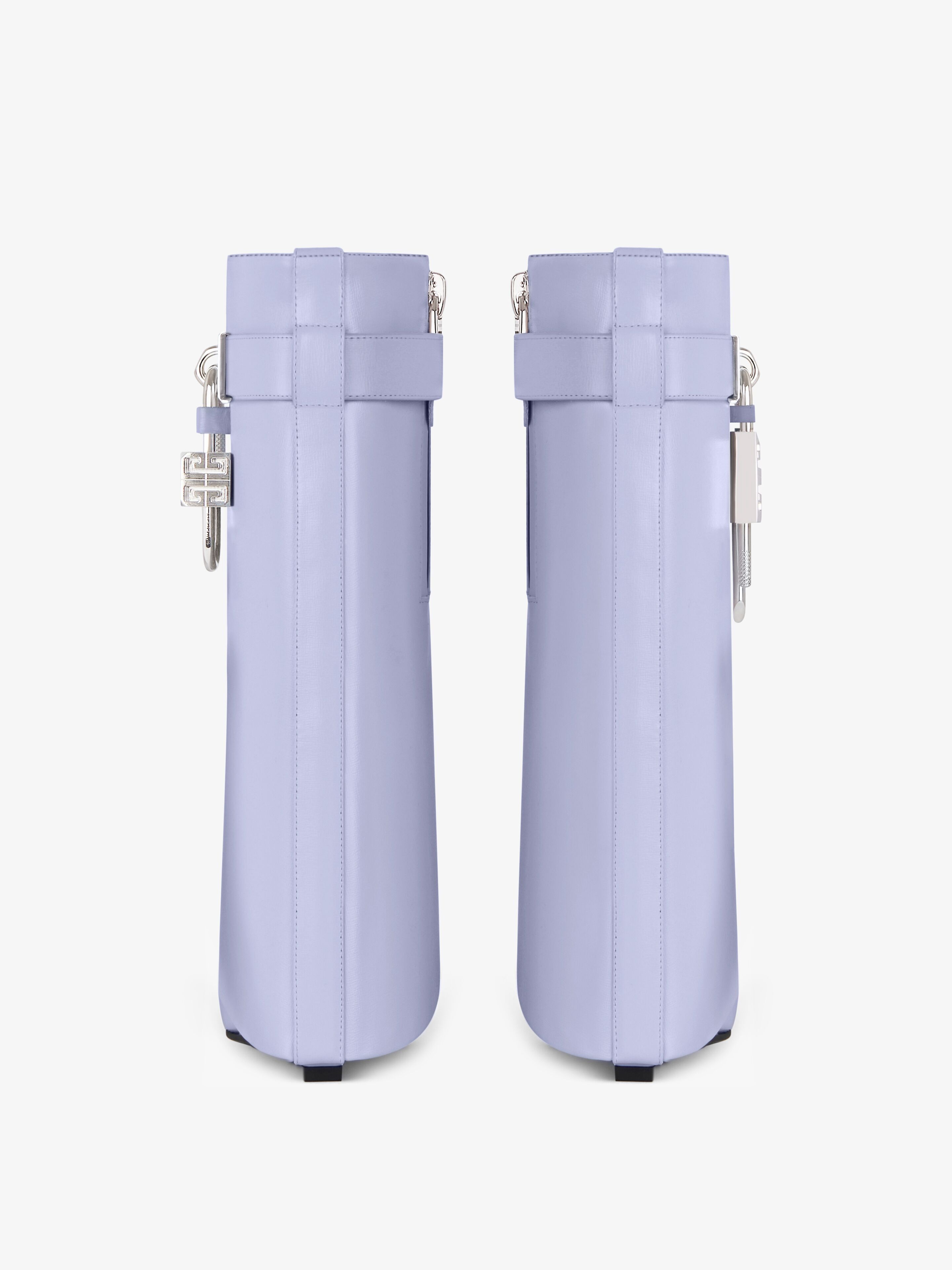 Givenchy o1srvl11e0525 Shark Lock Ankle Boots 90mm in Lavender Size US 5 / IT 35 - 7 Thumbnail