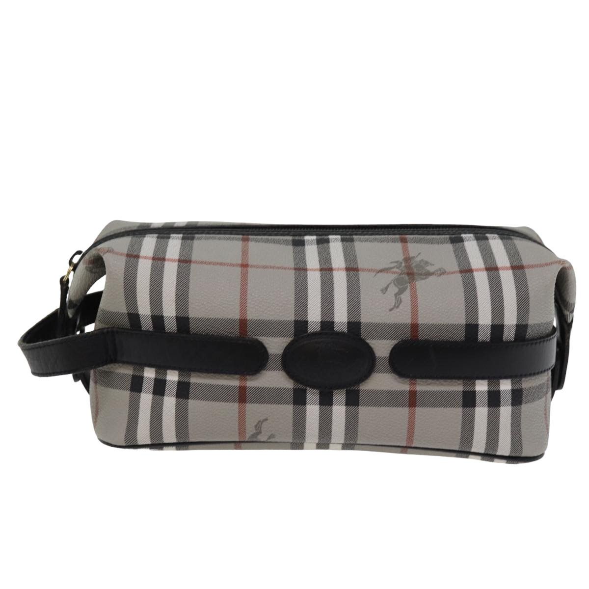 Burberry Nova Check Grey Canvas Clutch Bag (Pre-Owned) Size ONE SIZE - 1 Thumbnail
