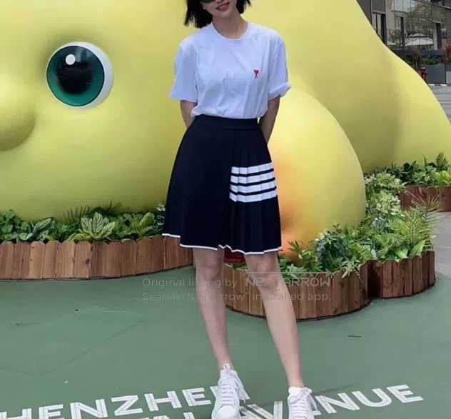 Thom Browne Thom Browne Black pleated skirt Size 25" / US 0 / IT 36 - 7 Thumbnail