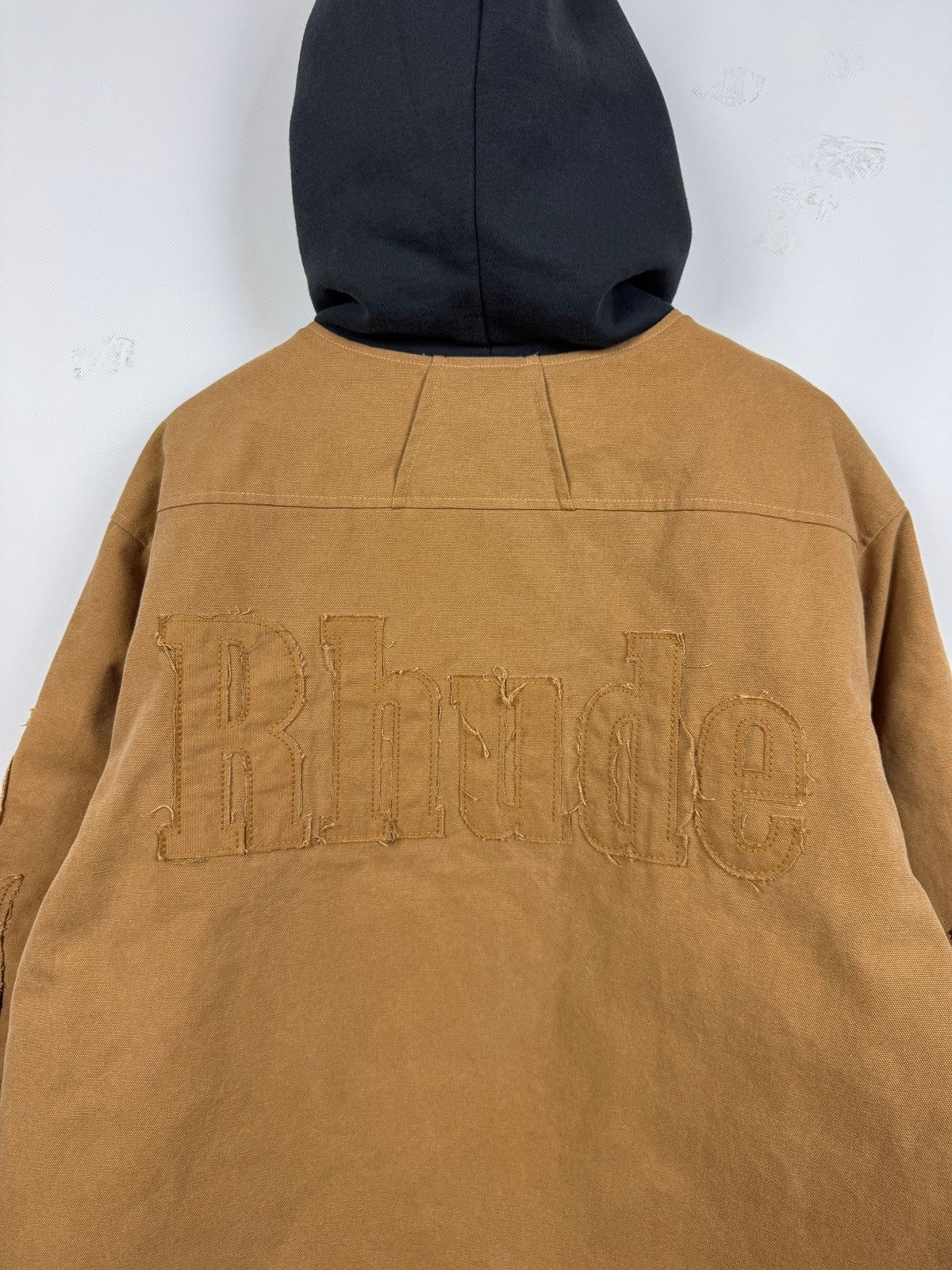 Rhude Rhude Flame Hooded Work Jacket Size US XL / EU 56 / 4 - 15 Thumbnail