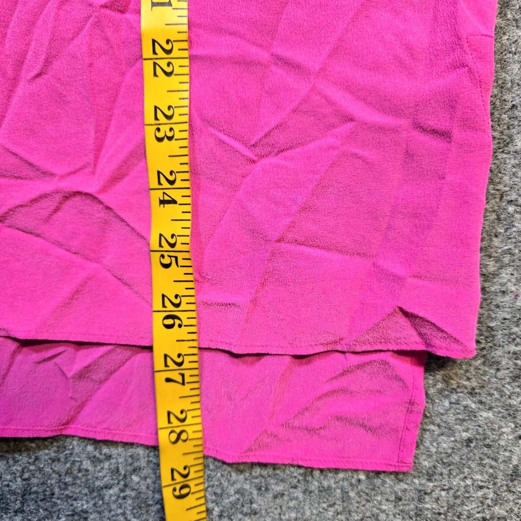 Pinko Lafayette 148 New York Top Womens Size 8 Pink Silk Button 3/4 Sleeve Lightweight Blouse Womens Clothing Size M / US 6-8 / IT 42-44 - 6 Thumbnail