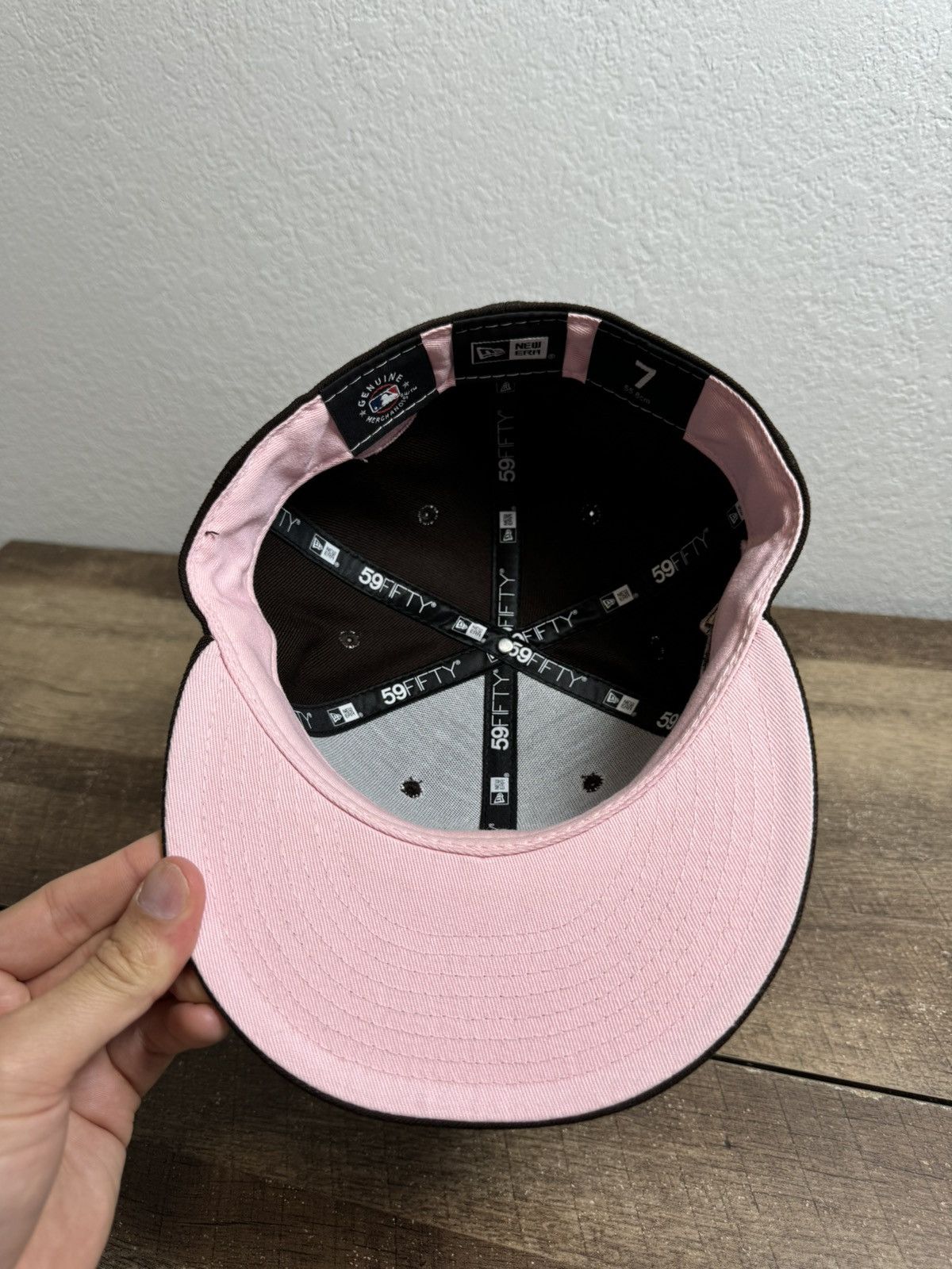 New Era San Diego Padres 1978 All-Star Patch Brown Fitted Hat Pink 7 Size ONE SIZE - 4 Thumbnail