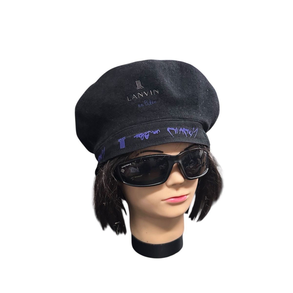 Lanvin LANVIN EN BLEU WOOL BARET HAT Size ONE SIZE - 1 Thumbnail