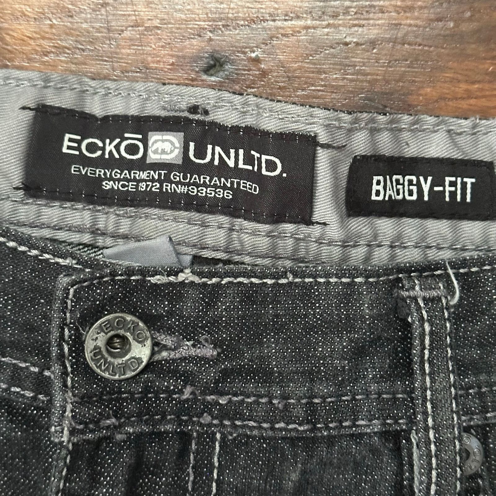 Ecko Unltd. × Vintage Rare Ecko Unltd Y2K Graffiti Baggy Jeans Skate 36x29 Size US 36 / EU 52 - 14 Thumbnail