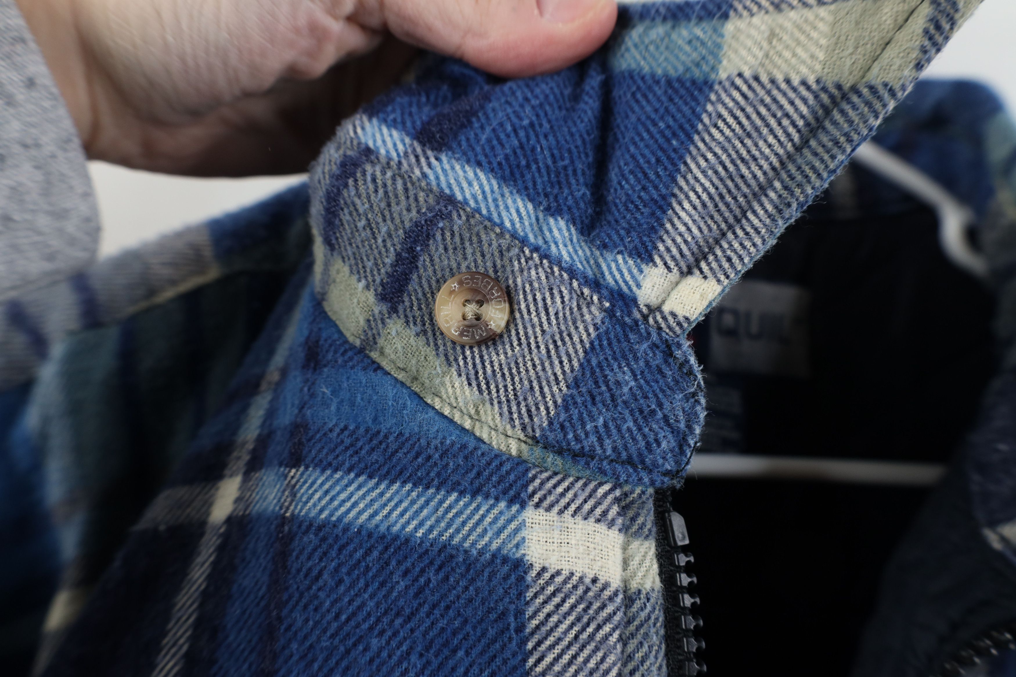 Vintage Vintage 90s Streetwear Flannel Full Zip Shirt Jacket Plaid Size US XXL / EU 58 / 5 - 11 Thumbnail