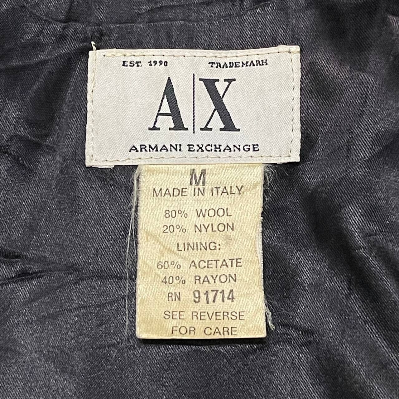 Armani Exchange Vintage A|X Armani Exchange Wool Cropped Jacket Size M / US 6-8 / IT 42-44 - 6 Thumbnail