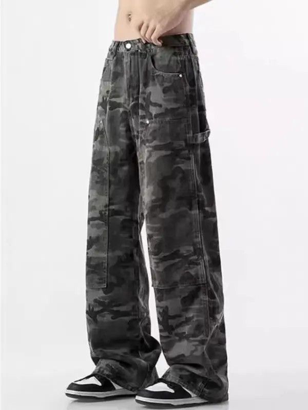 VIBE Vintage High Street Hip Hop Camo Jeans Size US 31 - 2 Thumbnail