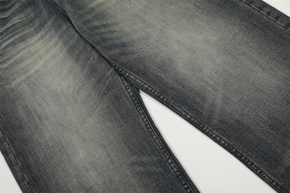 Vintage Men's casual punk retro washed distressed straight jeans Size US 32 / EU 48 - 4 Thumbnail