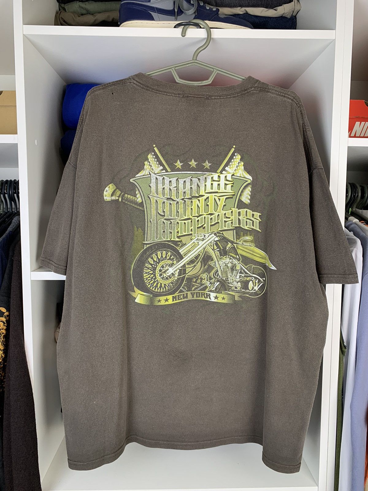 West Coast Choppers Vintage Orange County Choppers Faded T-Shirt Size US XXL / EU 58 / 5 - 1 Thumbnail