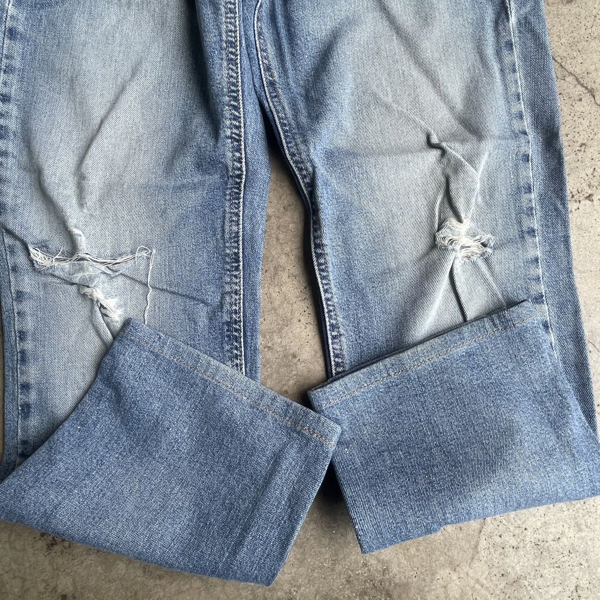 Levi's Vintage Clothing 🔥Vintage Levis 541 Stoned Washed Ripped Distress Denim Jeans Size US 29 - 7 Thumbnail