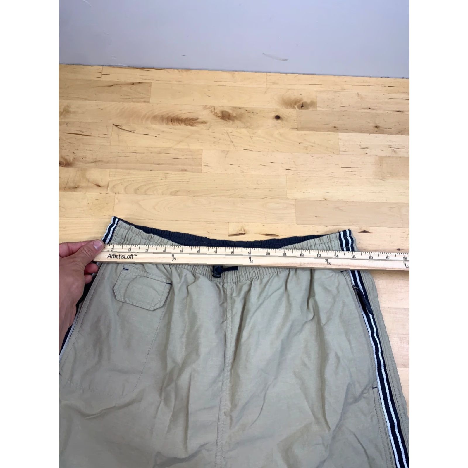 Sideout VINTAGE Sideout Shorts Mens Small beige Casual Pockets 90s Beach Sports Chino Summer Mens Size US 29 - 4 Thumbnail