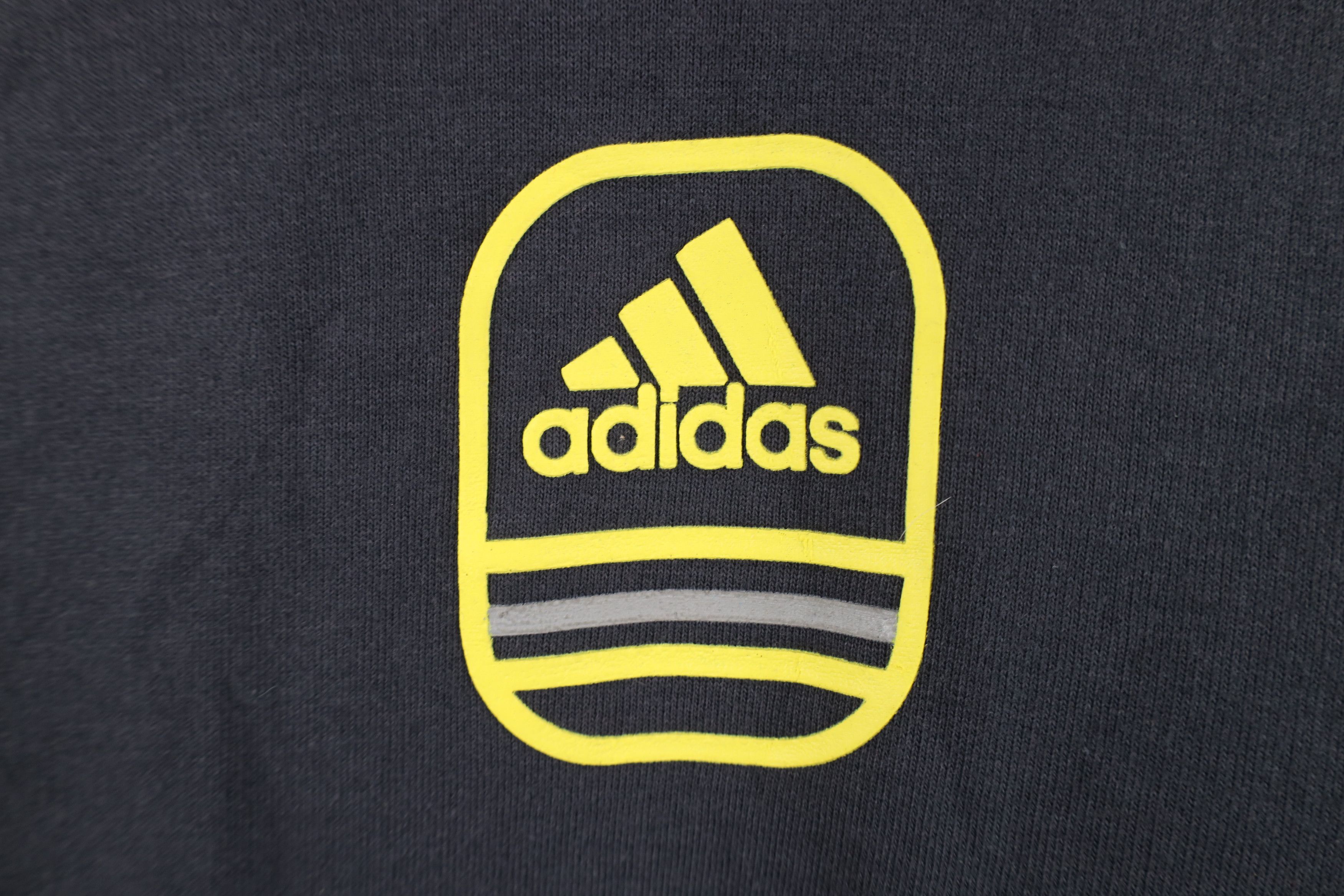 Adidas Vintage 90s Y2K Adidas Spell Hoodie Sweatshirt Steel Blue Size US L / EU 52-54 / 3 - 5 Thumbnail