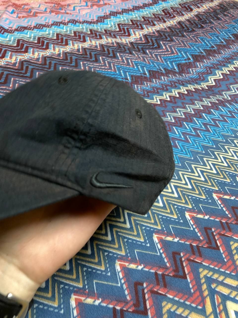 Nike Y2K Vintage Nike Cap Swoosh Streetwear Logo SUNFADED Hat Size ONE SIZE - 13 Thumbnail