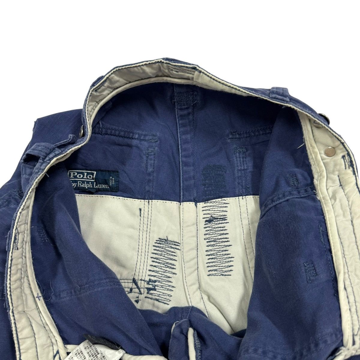 Polo Ralph Lauren Vintage🔥Polo Ralph Lauren Cotton Linen Short Fatigue Pant Size US 28 / EU 44 - 8 Thumbnail