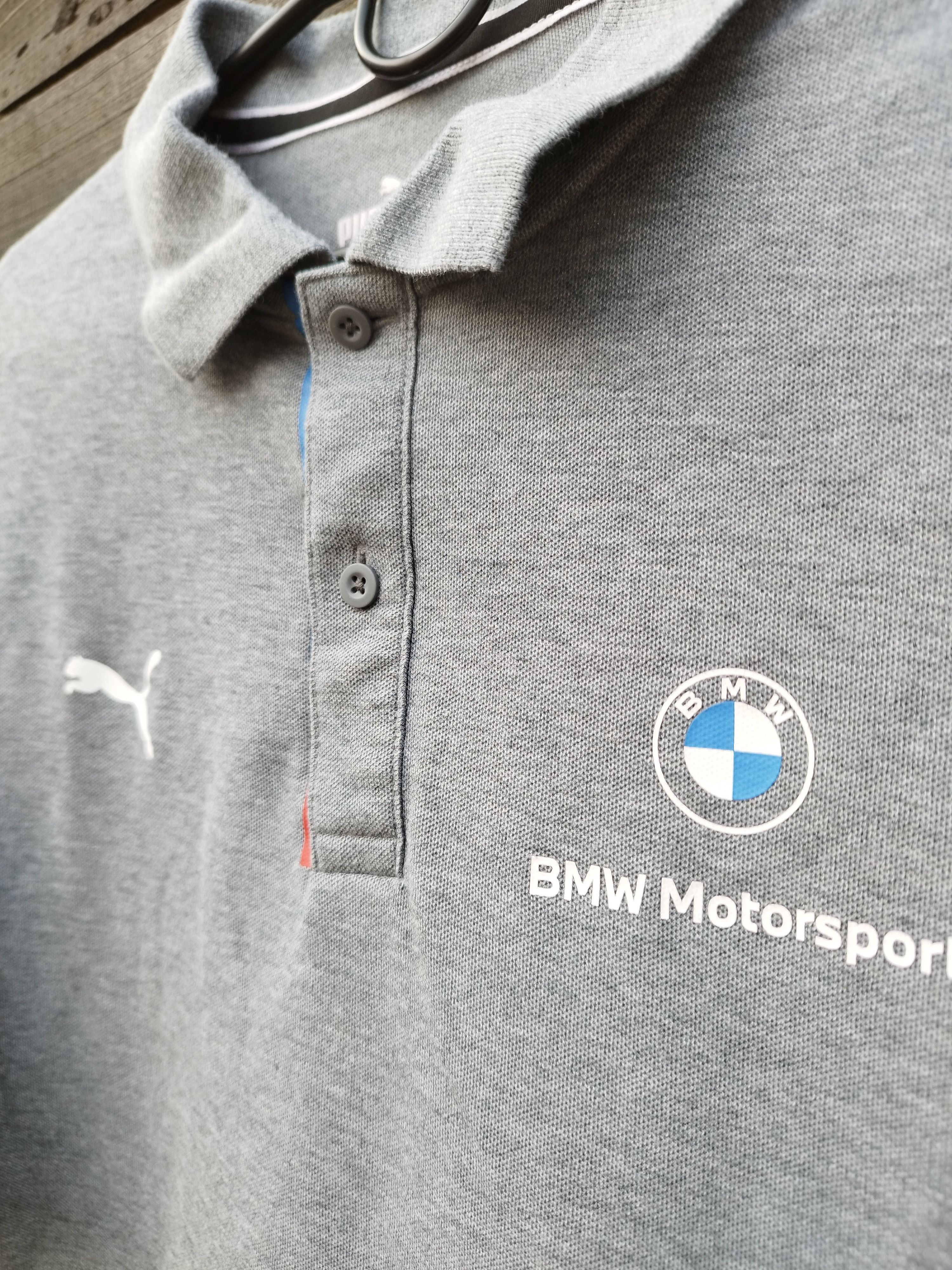 BMW × Puma Puma x BMW Motorsport M Series Polo Shirt - Grey Size US XL / EU 56 / 4 - 5 Thumbnail