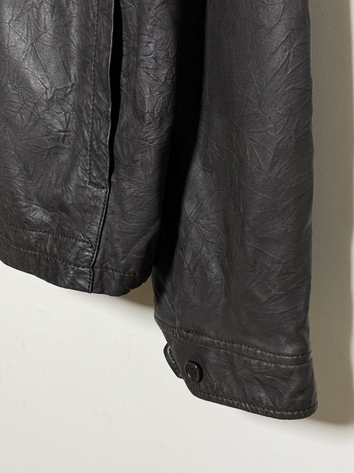 Giorgio Armani Armani Jeans y2k leather jacket Size US XL / EU 56 / 4 - 4 Thumbnail