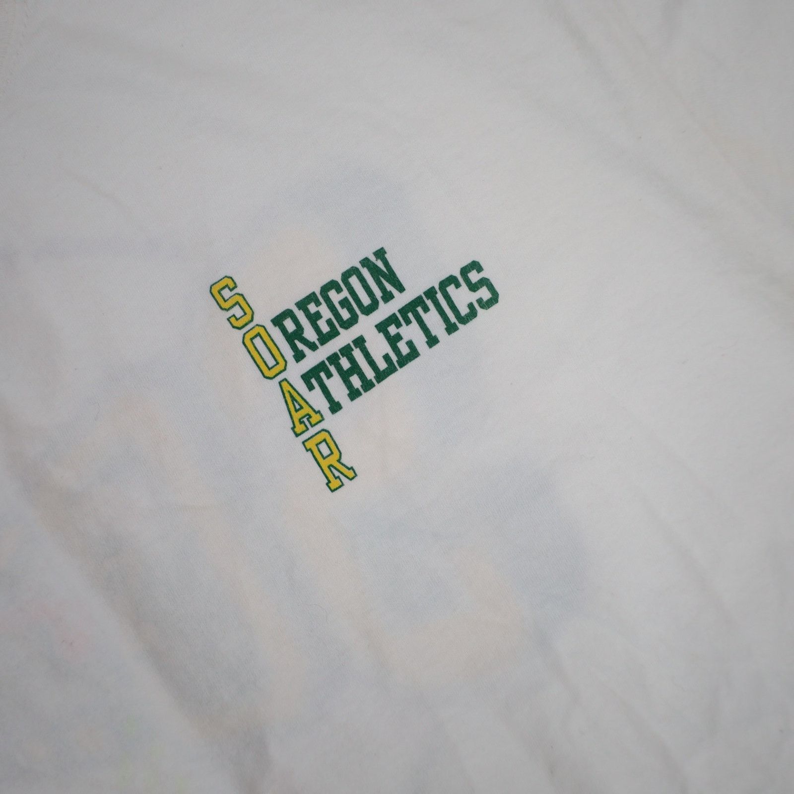 Russell Athletic × Vintage VTG 80s Russell Athletics SOAR Oregon Athletics Graphic T Size US L / EU 52-54 / 3 - 5 Thumbnail
