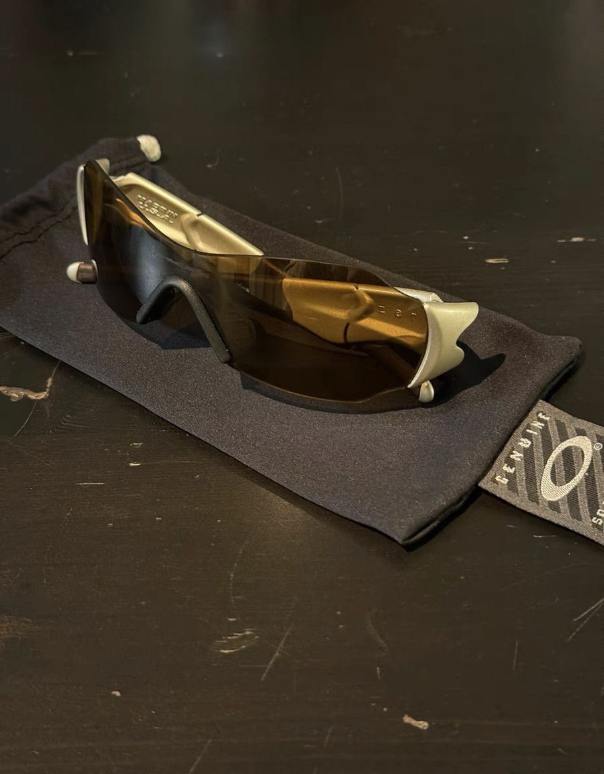 Oakley OAKLEY ZERO PLASMA White Gold Sports Sunglasses K24 Size ONE SIZE - 6 Thumbnail