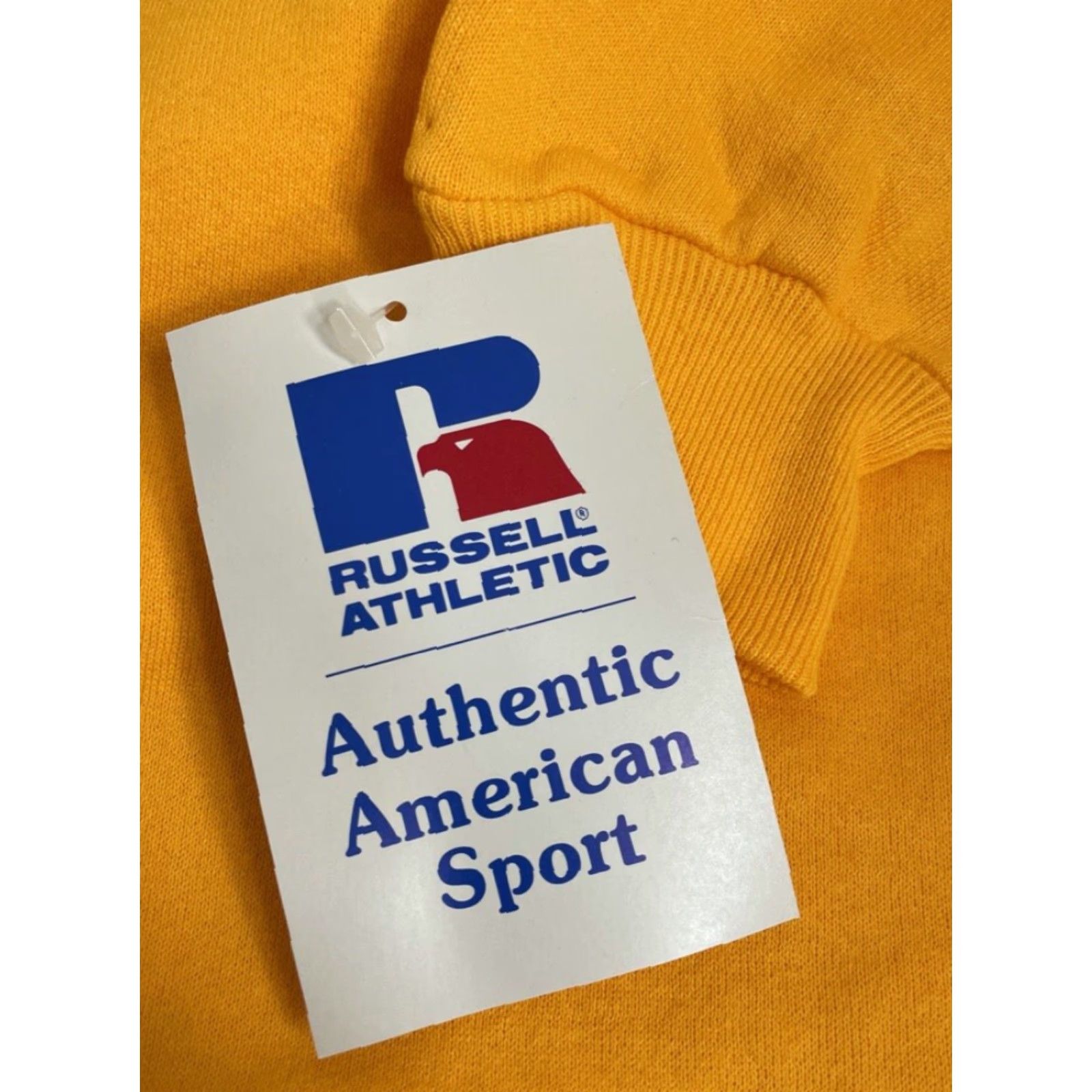 Russell Athletic VINTAGE Russell Athletic Hoodie Mens XS NWT 90s USA Gold Sweatshirt Crew Long Sleeve Winter Gift Size US XS / EU 42 / 0 - 2 Thumbnail