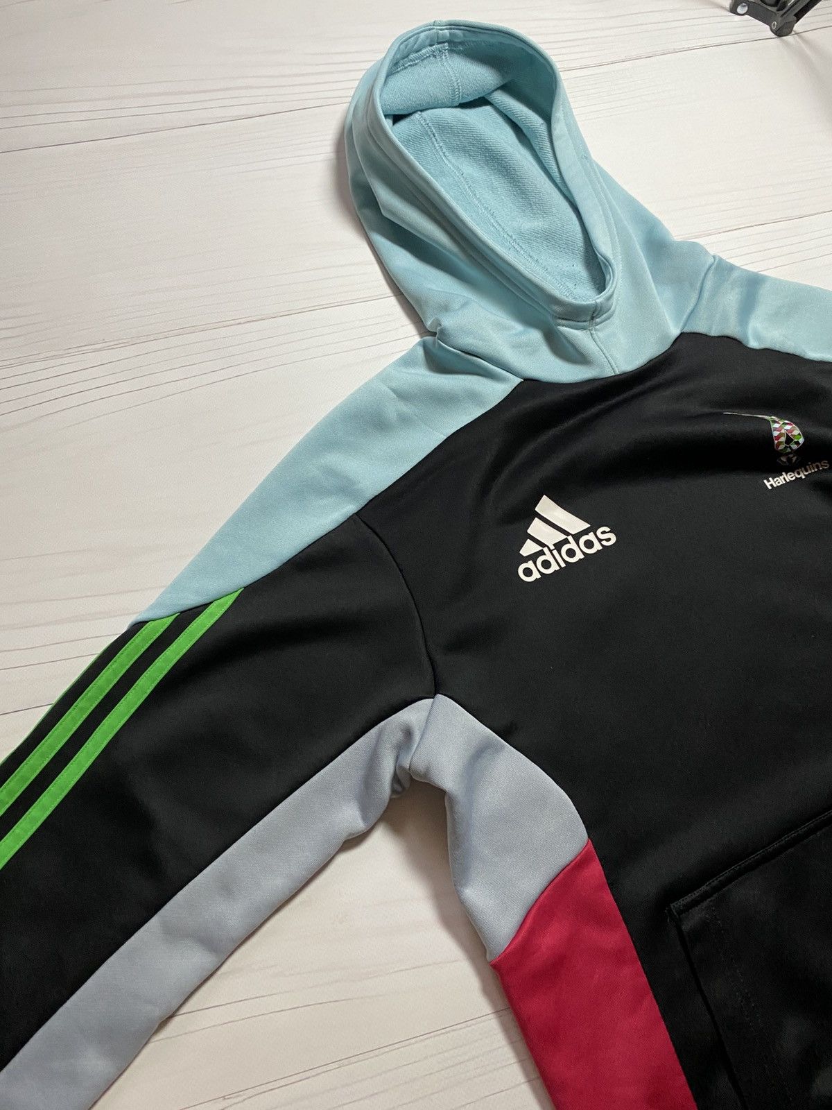 Adidas Adidas Harlequins 2014 training rugby hoodie Size US S / EU 44-46 / 1 - 9 Thumbnail