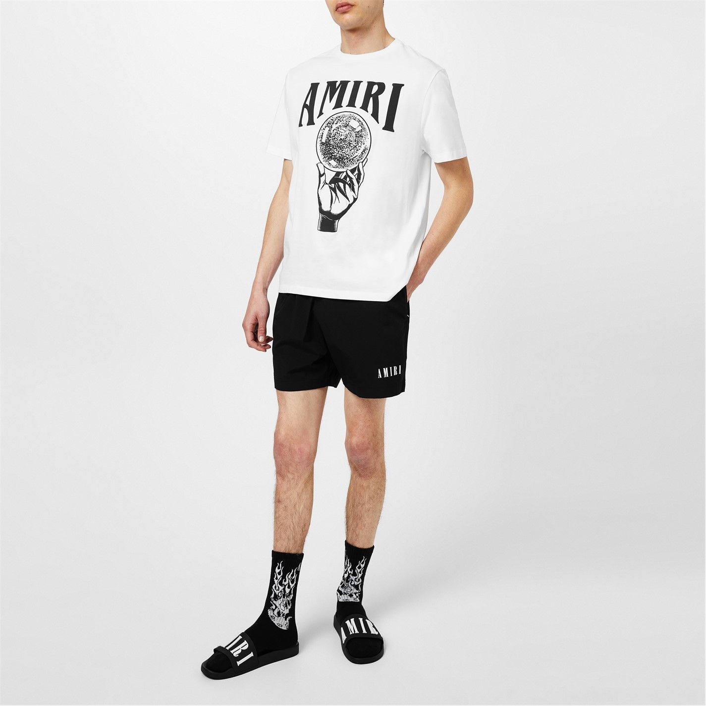 Amiri AMIRI Core Logo Swim Shorts Size US 30 / EU 46 - 2 Thumbnail