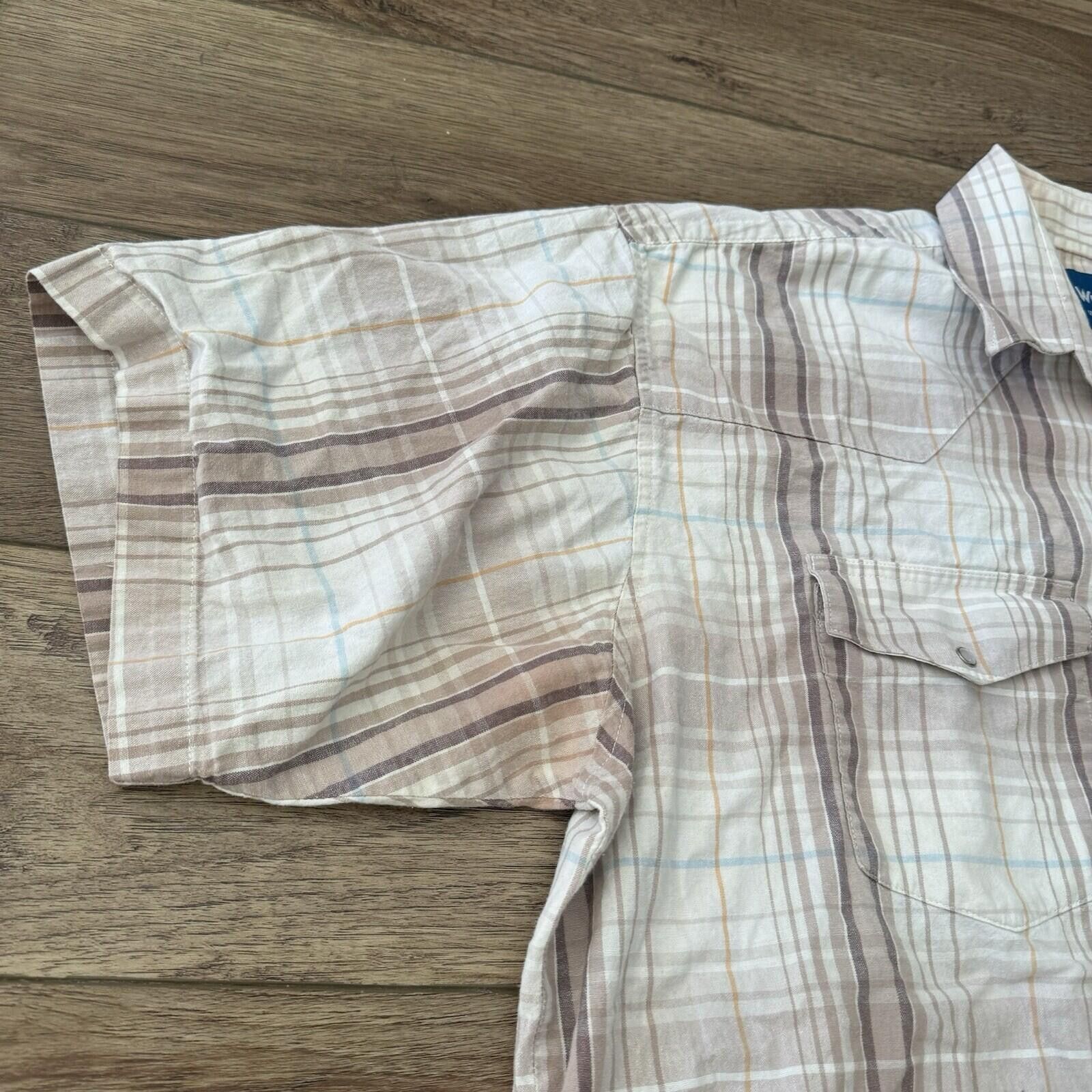 Wrangler Vintage Wrangler Western Plaid Cowboy Snap Shirt Y2K Size US XXL / EU 58 / 5 - 3 Thumbnail