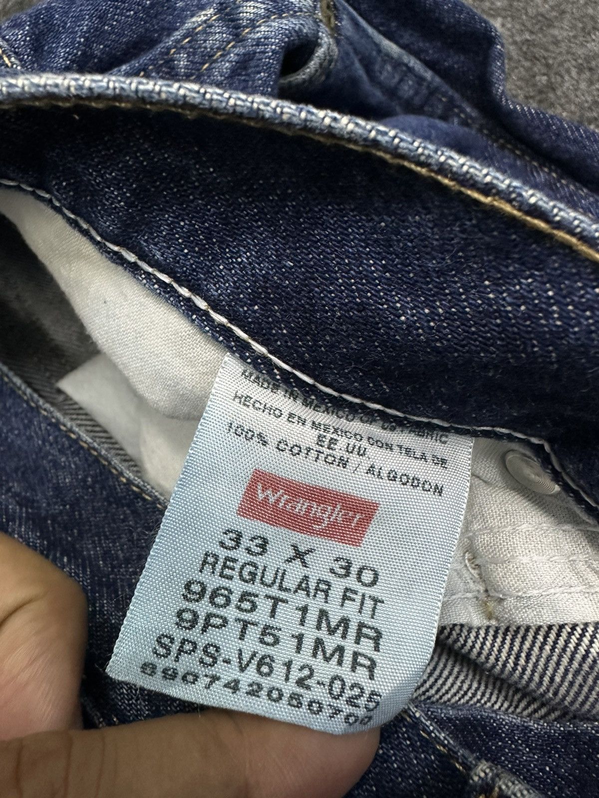 Hysteric Glamour Vintage 90s Wrangler Premium Baggy Denim 32x30 F43 Size US 32 / EU 48 - 10 Thumbnail