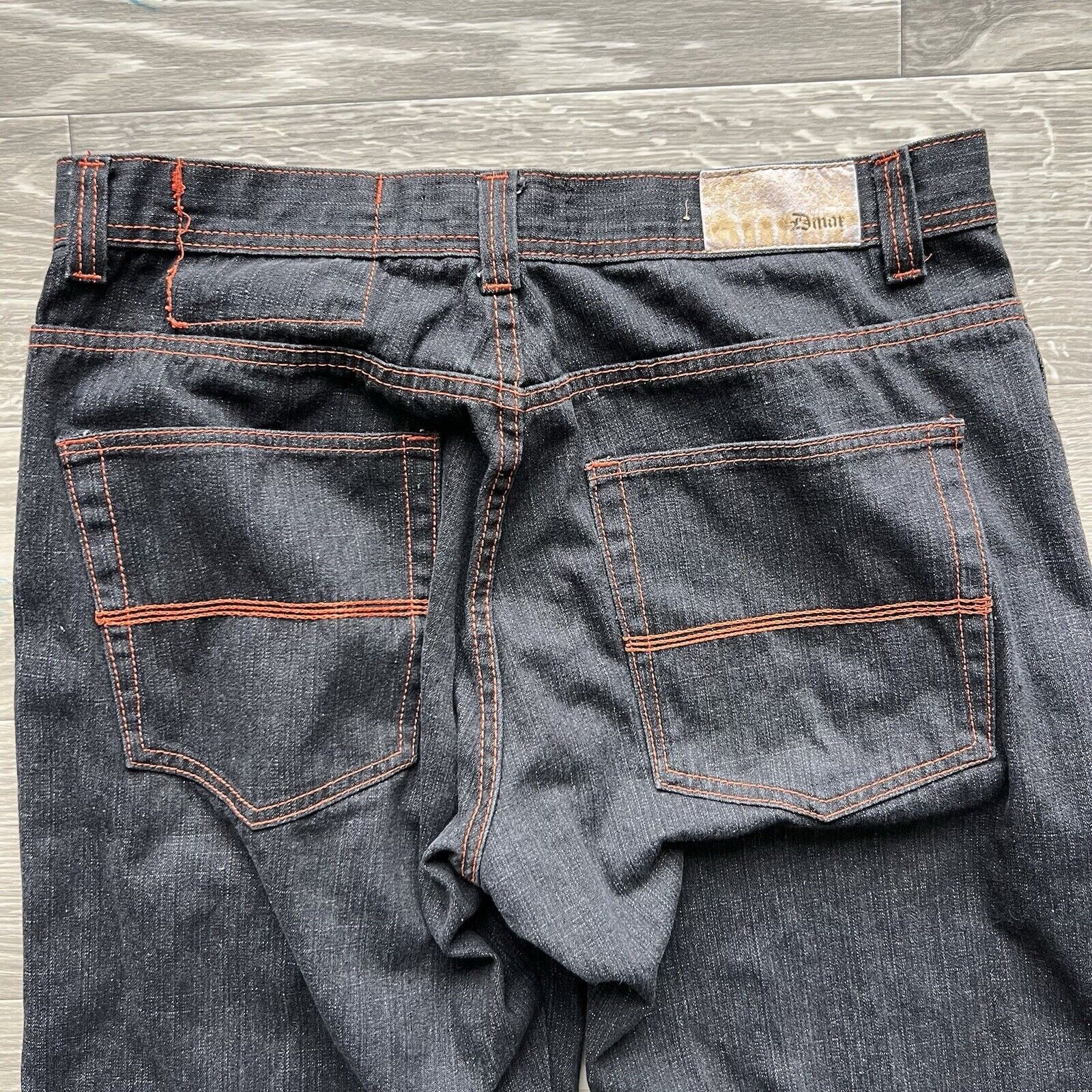Other Baggy Jeans Mens 36 Y2K Embroidered Grunge Skater Halloween Size US 36 / EU 52 - 3 Thumbnail