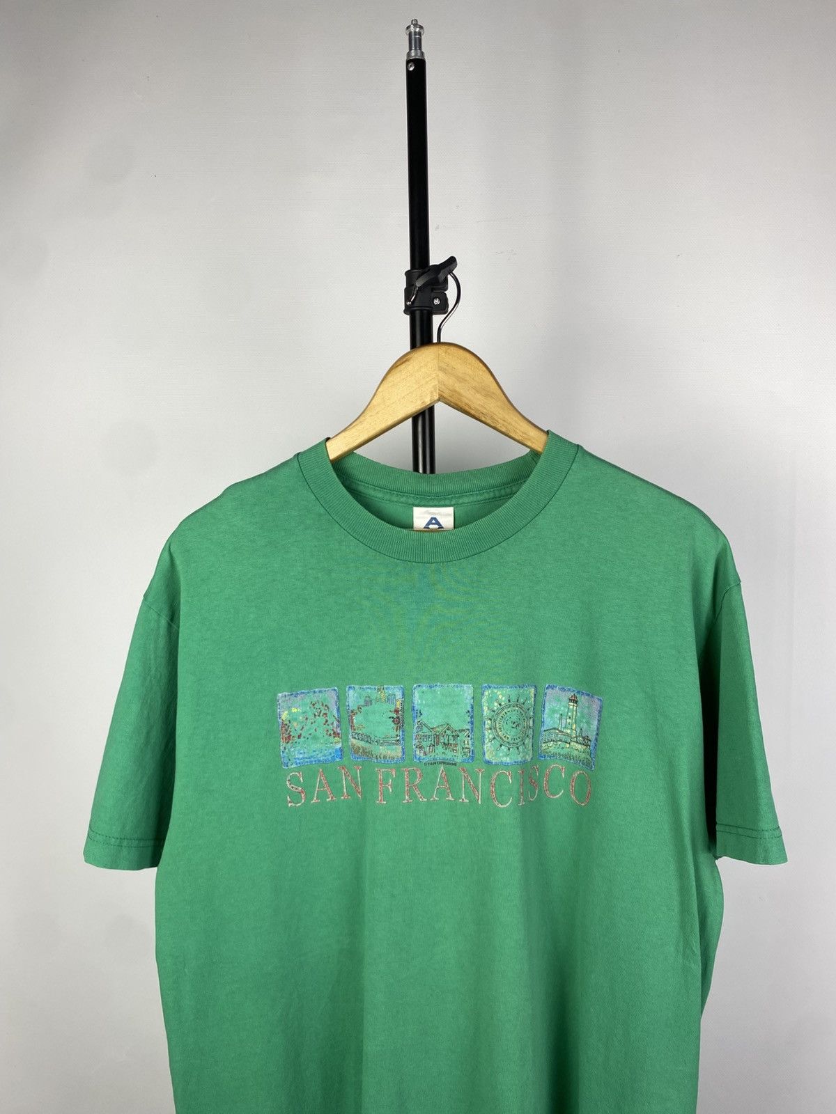 Vintage VINTAGE 90s USA SAN FRANCISCO y2k Tee Shirt Size US L / EU 52-54 / 3 - 2 Thumbnail