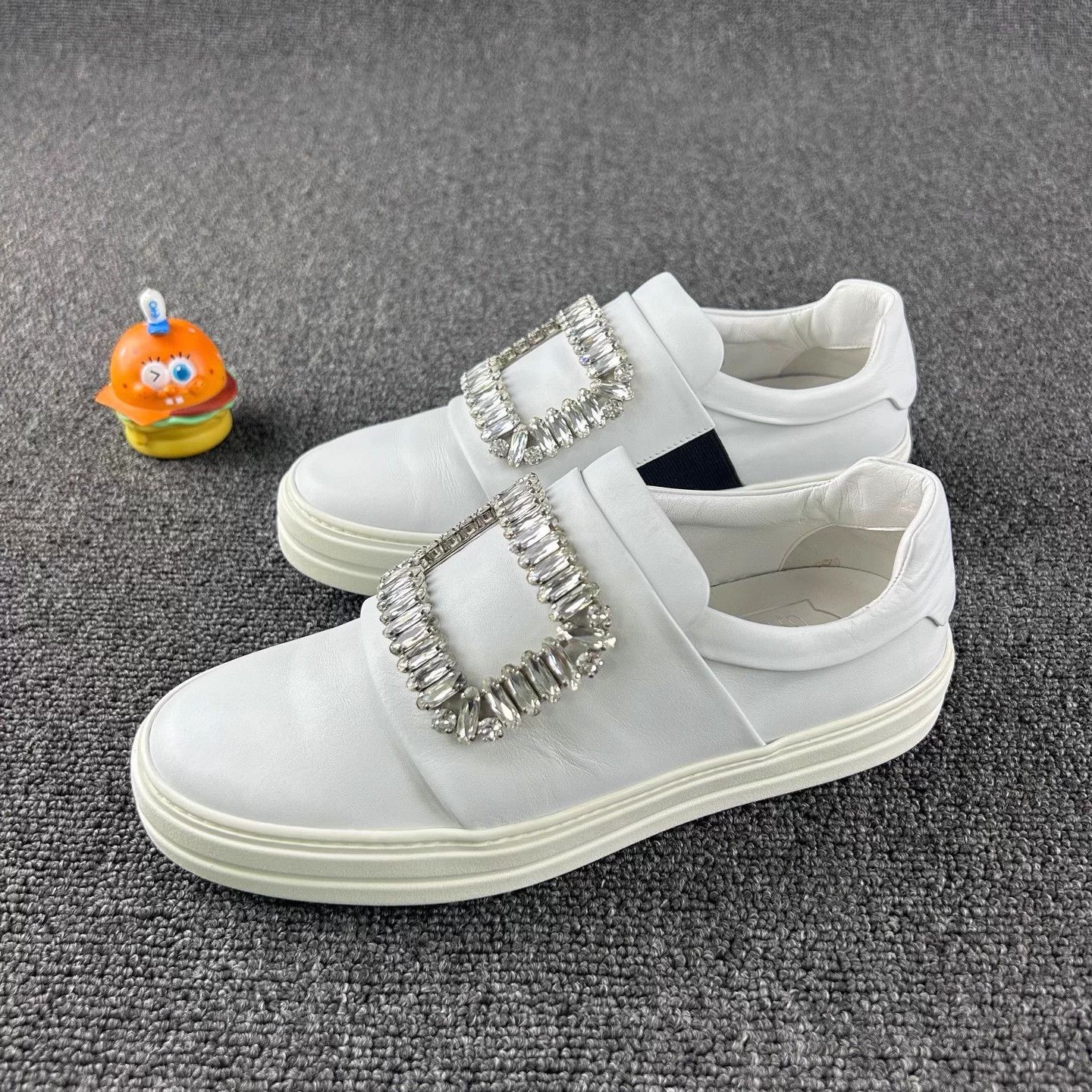 Roger Vivier Roger Vivier Classic Strass Buckle Sneaker Women's 35 Size US 4 / IT 34 - 1 Thumbnail