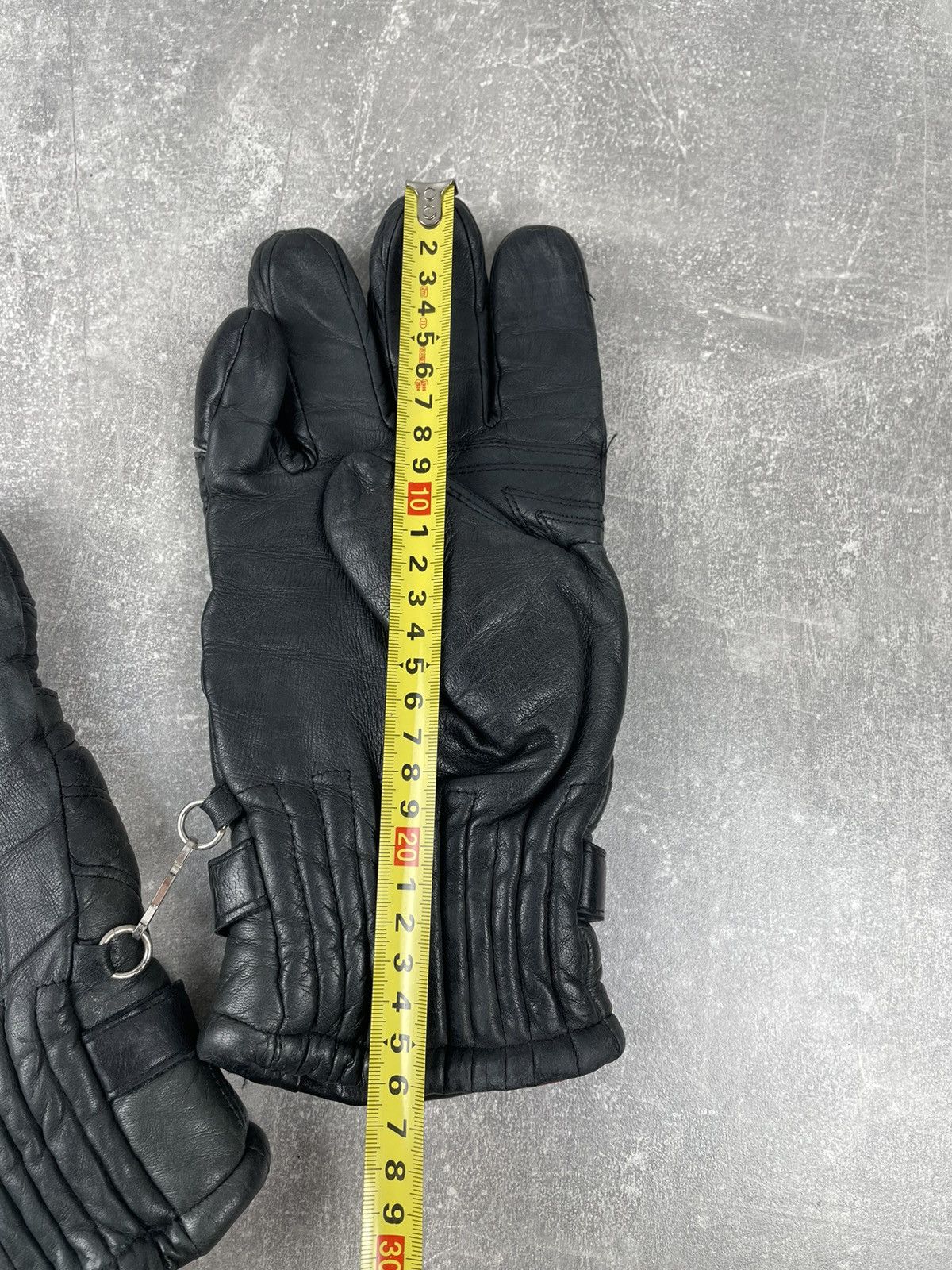 Genuine Leather × Vintage Awesome Vintage Racing Y2K Moto Biker Gloves Size ONE SIZE - 8 Thumbnail