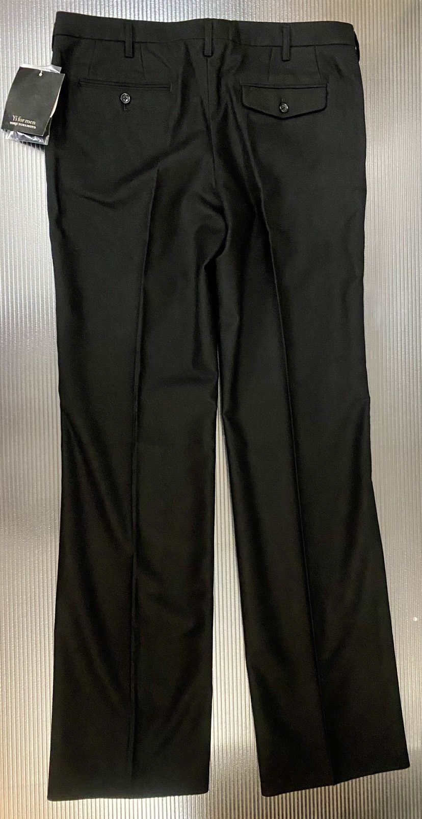 Y's for Men Y’s 🇯🇵 for men Yohji Yamamoto Nero felt wool slacks 4 NWT Size US 38 / EU 54 - 5 Thumbnail