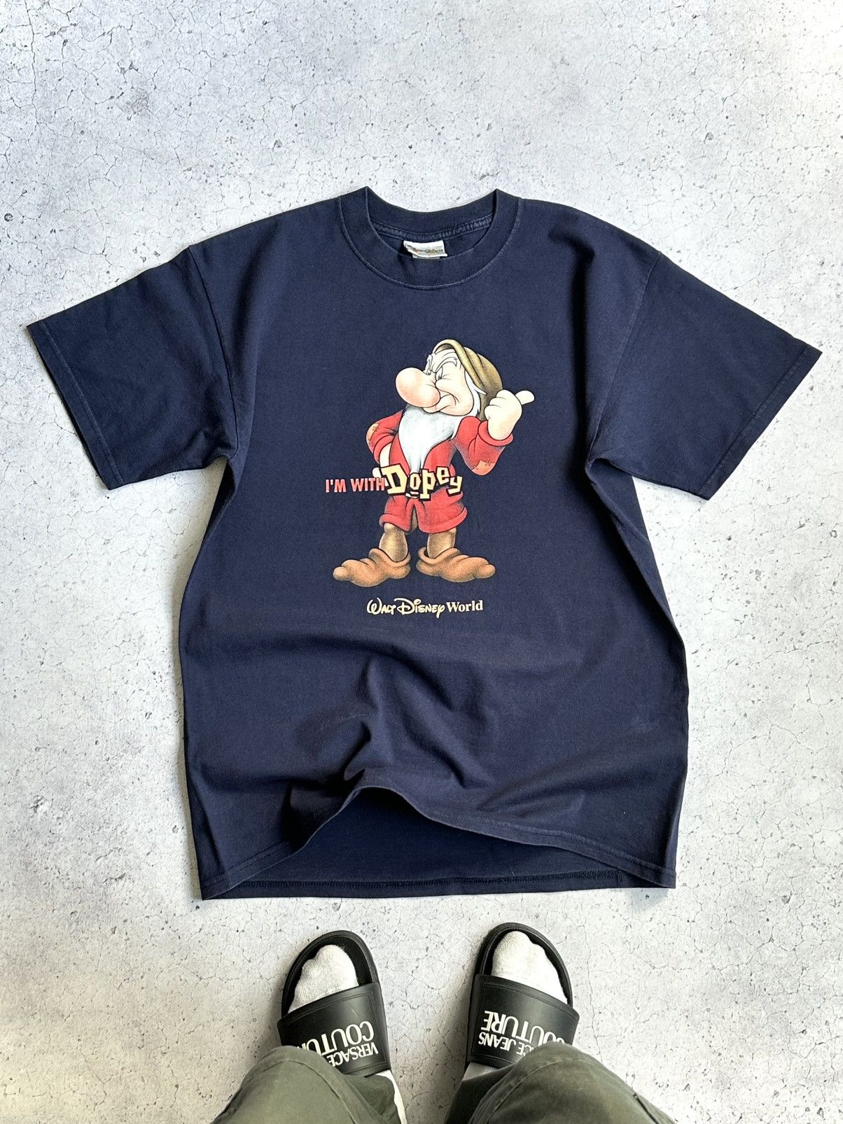 Cartoon Network × Disney × Vintage Vintage 90s Dopey Walt Disney World Movie Tee Size US M / EU 48-50 / 2 - 1 Thumbnail