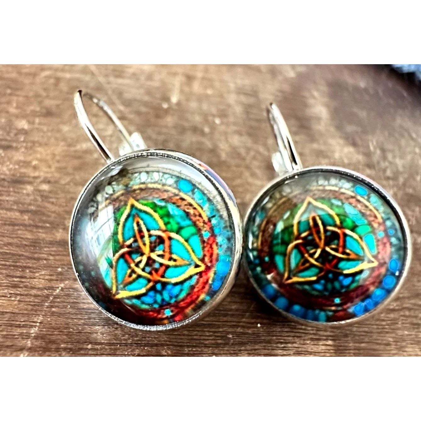 Handmade Celtic Knot Earrings Irish Dancing Girl Parade Trinity Symbo Size ONE SIZE - 2 Thumbnail