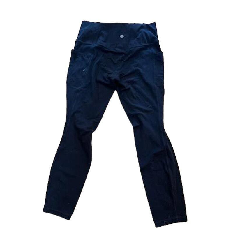 Designer Athleta Leggings Pocket Stretch Navy Blue Size Medium Size 32" / US 10 / IT 46 - 2 Thumbnail