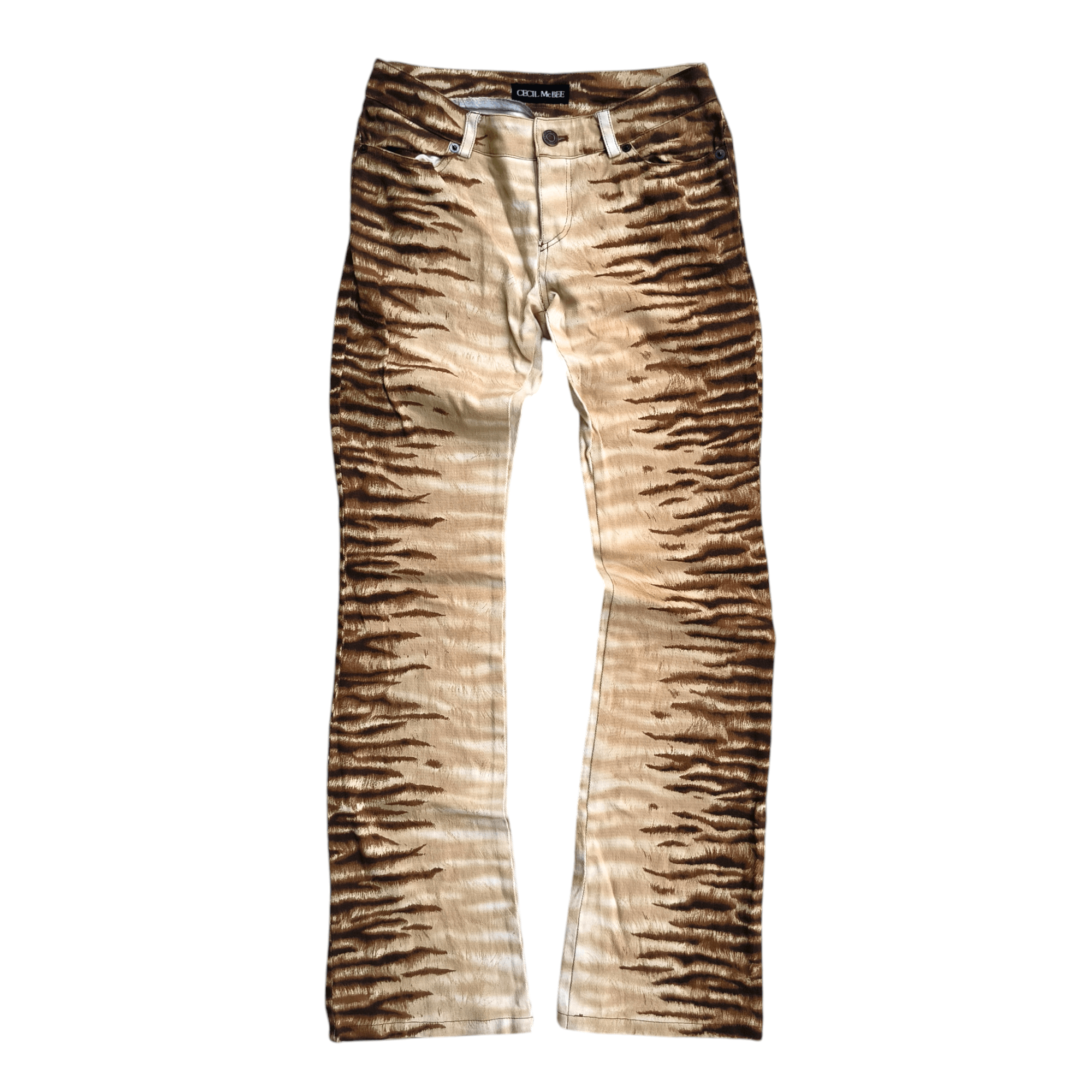 Japanese Brand × Vintage Vintage 2000s Cecil McBEE Tiger Pattern Size 30" / US 8 / IT 44 - 1 Thumbnail