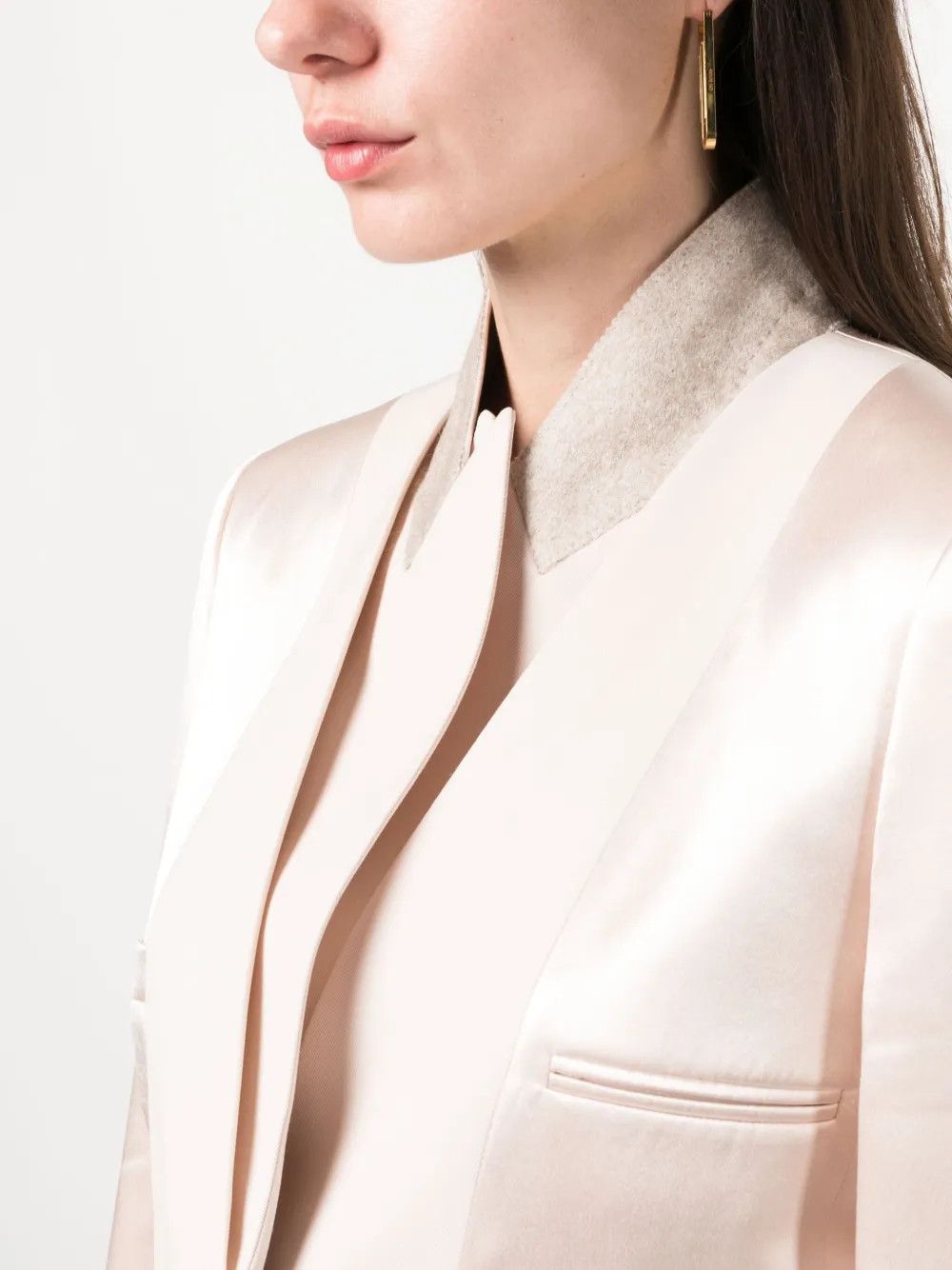 Fendi o1y0925 Blazer in Ivory Size M / US 6-8 / IT 42-44 - 2 Thumbnail