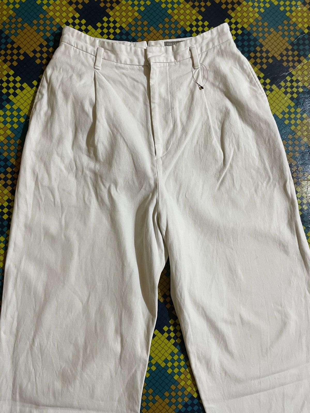 Margaret Howell Margaret Howell Made in Japan Wide-Leg Pleated Trousers Size 27" / US 4 / IT 40 - 2 Thumbnail