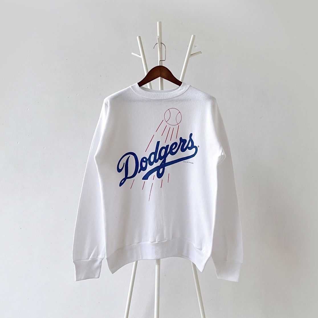 Tultex × Vintage 90s Los Angeles Dodgers MLB sweatshirt/ L Size US L / EU 52-54 / 3 - 1 Thumbnail