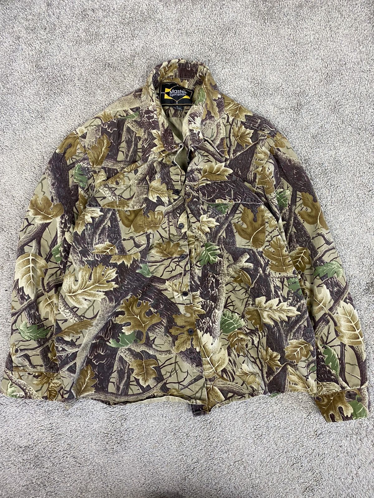 Vintage Vintage 90s realtree heavy duty button up Size US XL / EU 56 / 4 - 1 Thumbnail